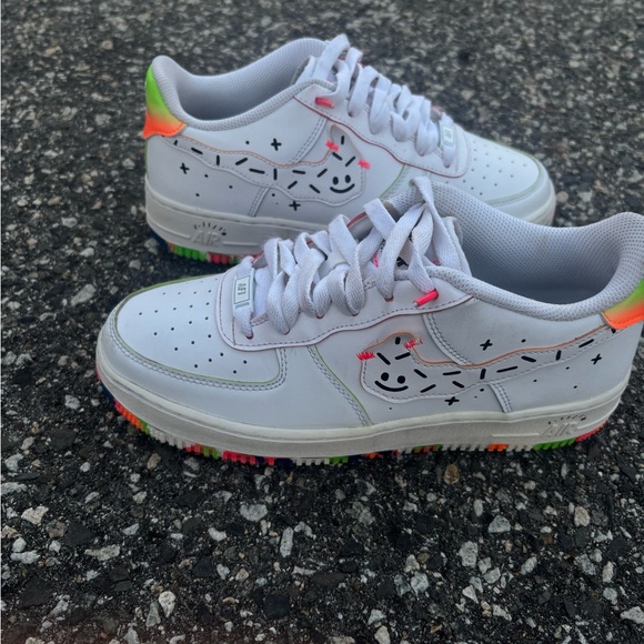Kids Air Force 1 Low Drawing white/multicolor - Picture 3 of 4